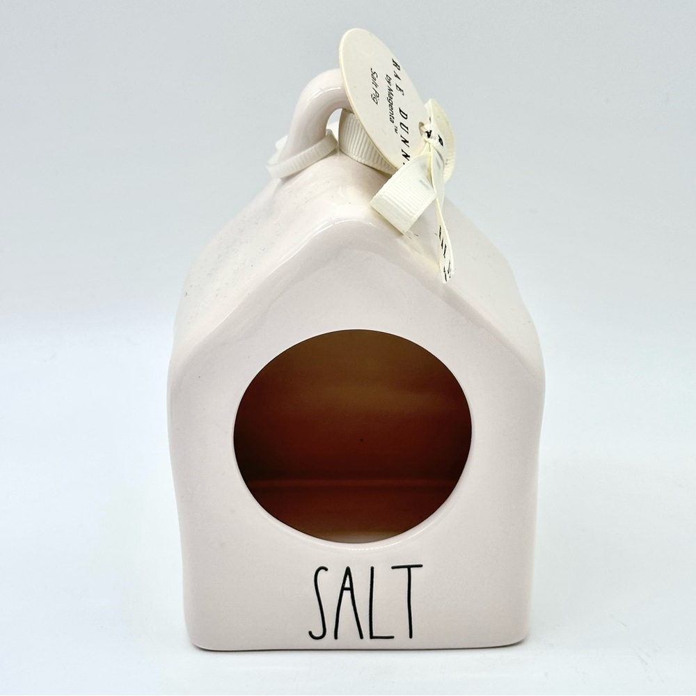 Rae Dunn Ceramic Salt Pig 4” tall